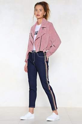 Nasty Gal On Our Side Striped Jeans