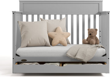 Shiloh 5-In-1 Convertible Crib With Drawer