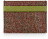 Thumbnail for your product : Etro Paisley-Print Credit Card Holder, green multi