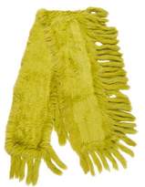 Thumbnail for your product : Trilogy Knitted Fur Stole Lime Knitted Fur Stole