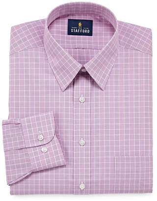 STAFFORD Stafford Mens Wrinkle Free, Comfort Stretch, Stain Repel, Super Shirt Big and Tall Dress Shirt