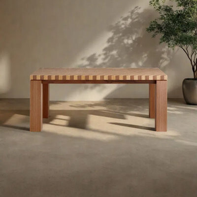 BILBRA Vintage style rectangular dining table