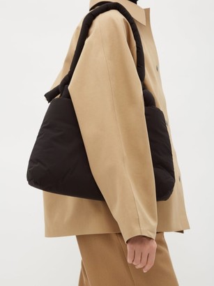 Kassl Editions Lady Pop Oil Knotted-strap Padded Shoulder Bag - Black