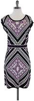Thumbnail for your product : Ali Ro Purple, Black & White Knit Dress