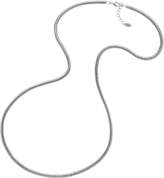 Thumbnail for your product : Monet Rhodium Long Snake Chain Necklace