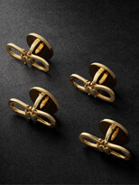 Thumbnail for your product : Tom Ford 18-Karat Gold Onyx Shirt Studs - Men - Gold