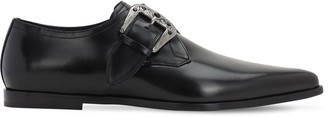 Dolce & Gabbana Paride Pointed Leather Shoes