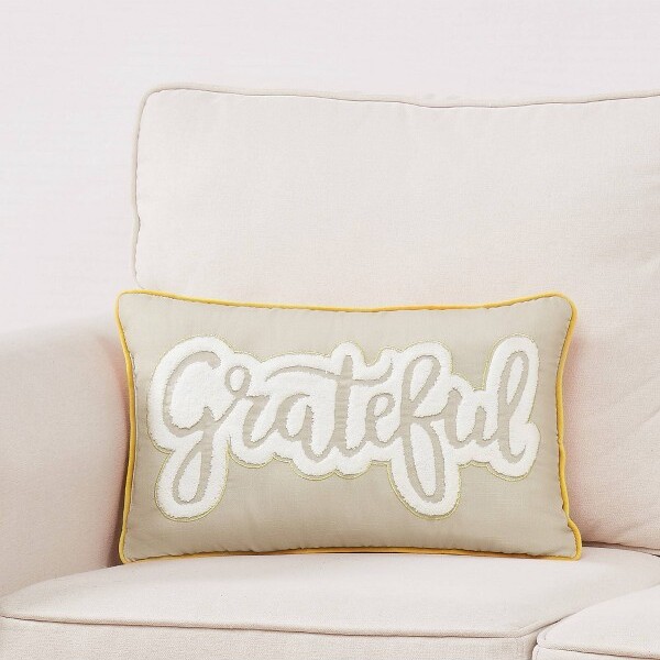 Truly Soft TrulySoft12"x18"GratefulDecorativePillow