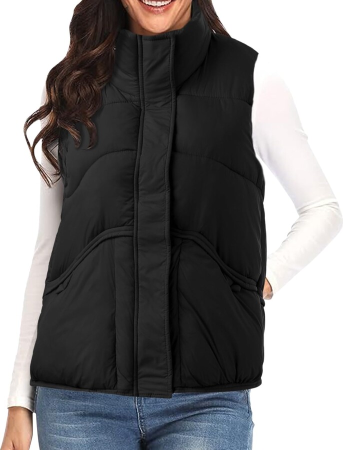 Briskorry Quilted Vest ShopStyle Jackets