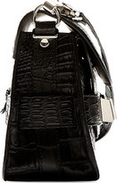 Thumbnail for your product : Proenza Schouler Black Crocodile PS11 Mini Classic Shoulder Bag