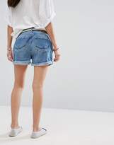Thumbnail for your product : Superdry Denim Short With Rips And Rolled Hem
