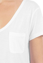 Thumbnail for your product : AG Jeans The S/S V-Neck Pocket Tee - Antique White