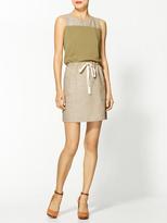 Thumbnail for your product : Juicy Couture Hive & Honey Colorblocked Linen Drawstring Dress