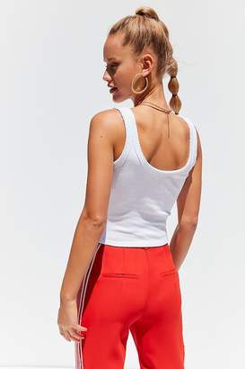 Urban Outfitters Ribbed Knit Cropped Tank Top