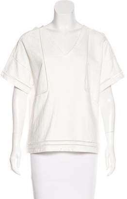 Band Of Outsiders Short Sleeve Knit Top