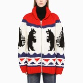 Thumbnail for your product : DSQUARED2 Multicolour long cardigan pullover
