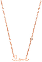 Thumbnail for your product : Sydney Evan Shy by Love Necklace with Diamond Bezel