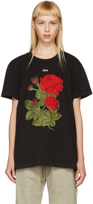 Off-White Black Rose Over T-shirt