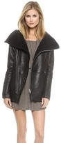 Thumbnail for your product : Veda Saint Leather Shearling Coat
