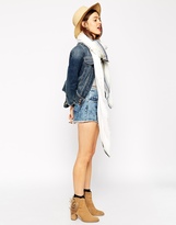 Thumbnail for your product : ASOS Oversized Scarf With Aztec Trim Detail