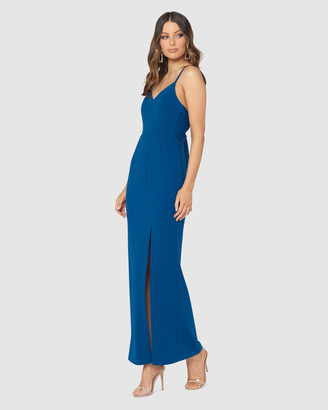 Pilgrim Women's Blue Maxi dresses - Mae Gown - Size One Size, 6 at The Iconic