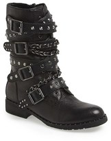 Thumbnail for your product : BCBGeneration 'Bossy' Studded Moto Boot (Women)