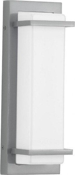 Progress Lighting ProgressLightingZ-1080LEDOutdoorSconce1LightWallLightMetallicGrayAcrylicShade