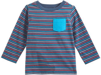 First Impressions Striped Pocket T-Shirt, Baby Boys, Created for Macy's