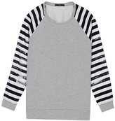 Thumbnail for your product : Tibi Distressed Stripe Sweatshirt
