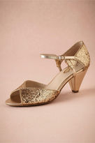 Thumbnail for your product : BHLDN Glittering Gold Heels