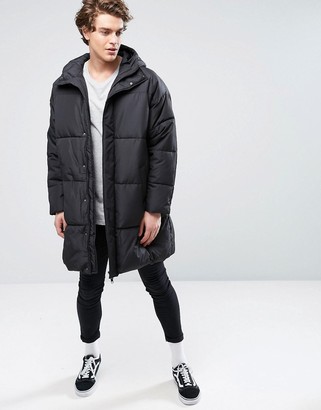 ASOS Puffer Jacket In Oversized Fit With Hood