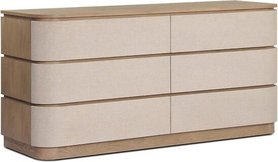 Four Hands Mariella 6 Drawer Dresser in Beige