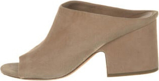 vince shearling mules