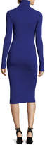 Thumbnail for your product : A.L.C. Montero Turtleneck Cutout Long-Sleeve Fitted Midi Dress