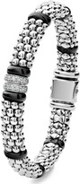 Thumbnail for your product : Lagos Black Caviar Diamond 2-Link Bracelet