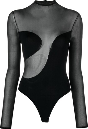 SPANX Shaping mesh-panel Bodysuit - Farfetch