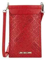 Thumbnail for your product : Love Moschino Portacel Faux Leather Crossbody Bag