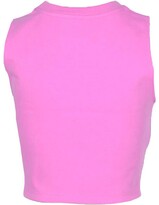 Thumbnail for your product : Moschino My Little Pony Pink Cropped Cotton Women's Slevesless Top