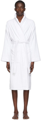 Palm Angels White Logo Bath Robe