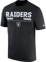 Thumbnail for your product : Nike Men's Oakland Raiders Legend Staff Tee