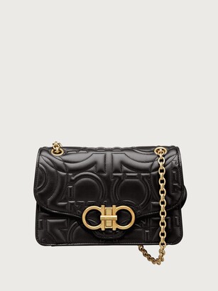 Gancini Quilted Shoulder Bag | Shop the world's largest collection of 