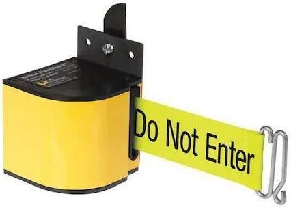 LAVI INDUSTRIES 50-3017YL/18/FY/S6 Warehouse Fixed Mount Retractable Belt