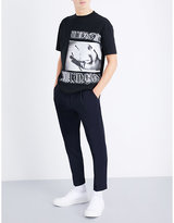 Thumbnail for your product : McQ Gothic-print cotton-jersey t-shirt