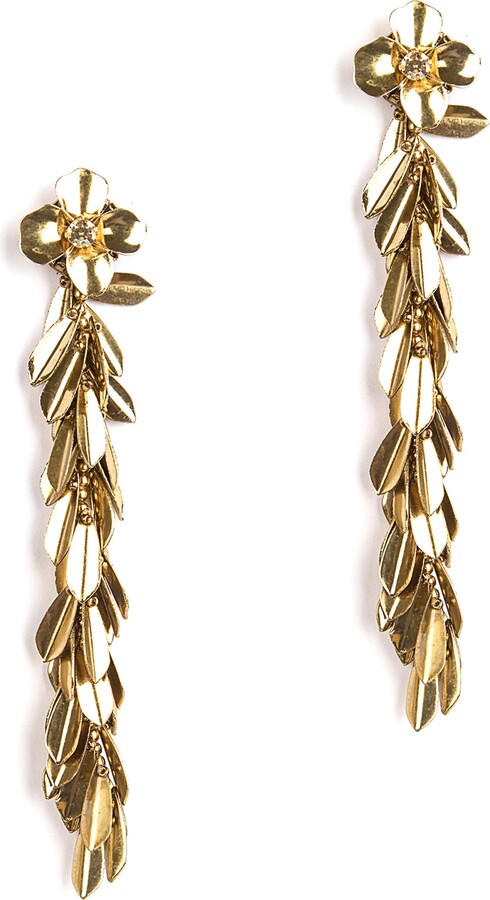 Deepa Gurnani Demeter Lineral Drop Earrings