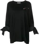 Thumbnail for your product : Valentino embellished heart jumper