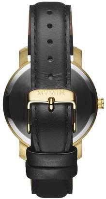 MVMT signature Series - 38 mmGold/Black Leather
