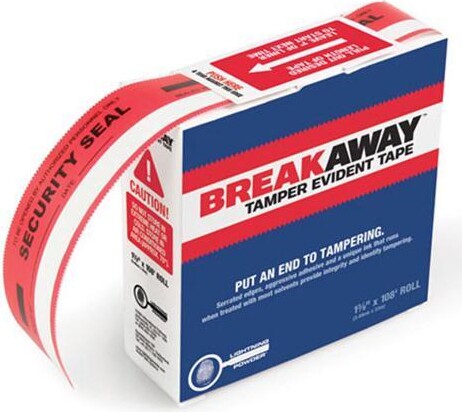 Safariland Breakaway Tamper Evident Tape, 1.38'x108' #3-4005