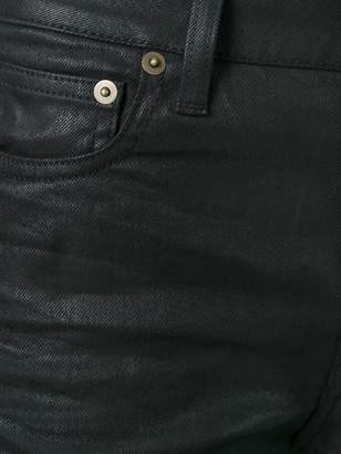 Saint Laurent skinny fit coated jeans