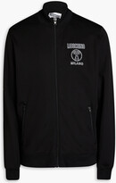 Thumbnail for your product : Moschino Printed satin-jersey zip-up track jacket