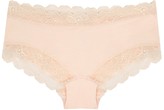 Thumbnail for your product : Hanro Blush Lace-trimmed Briefs